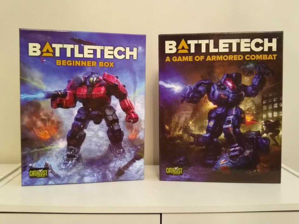 Battletech Beginner Box and AGOAC box