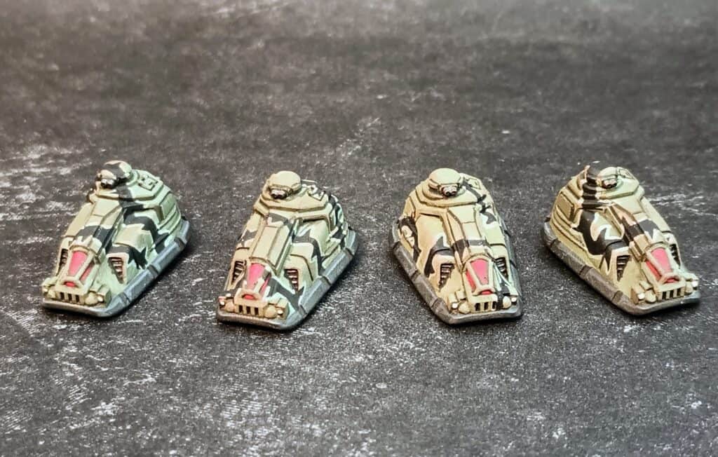 Death Ray Designs Hover APC miniatures