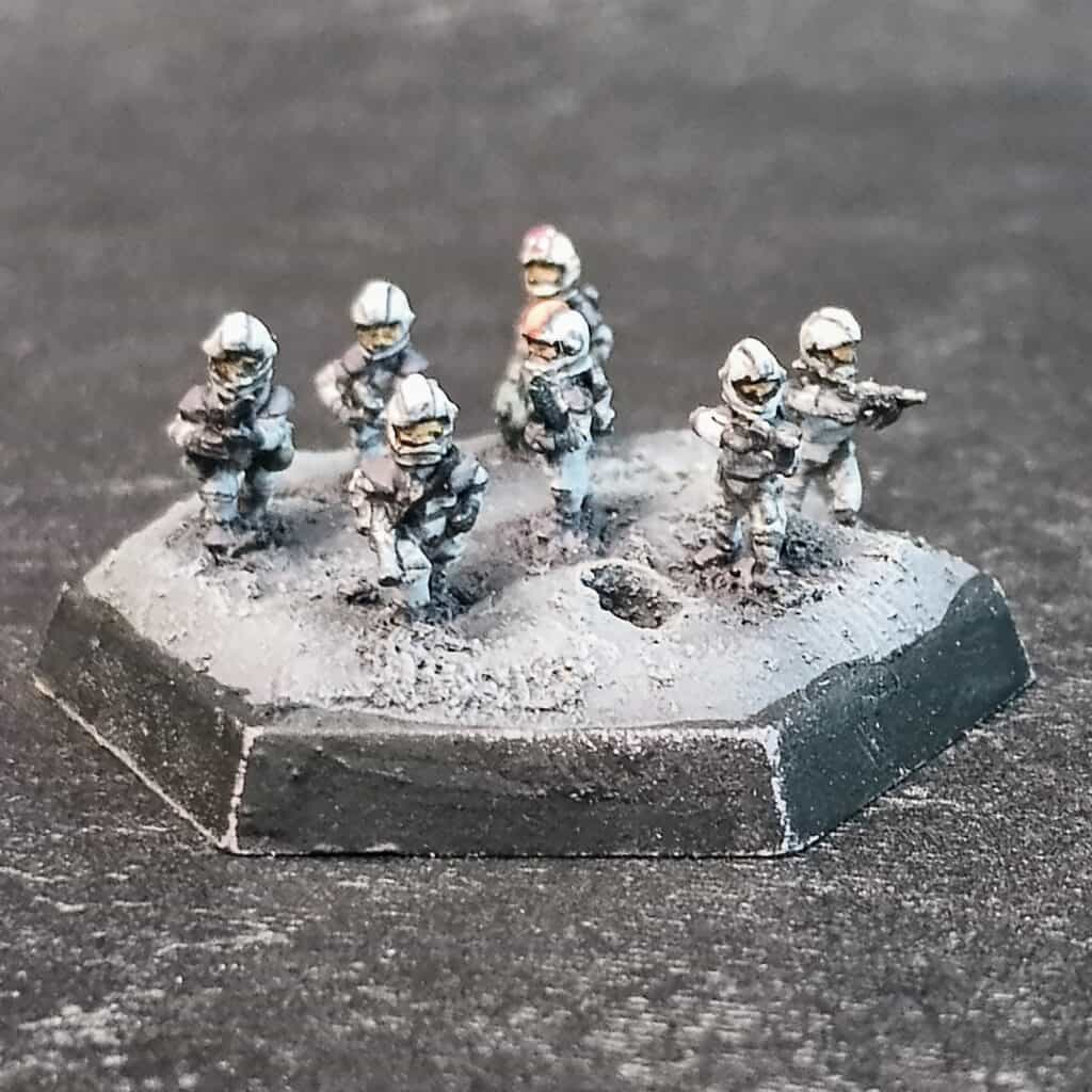Darkest Star Games Federation Marines miniatures